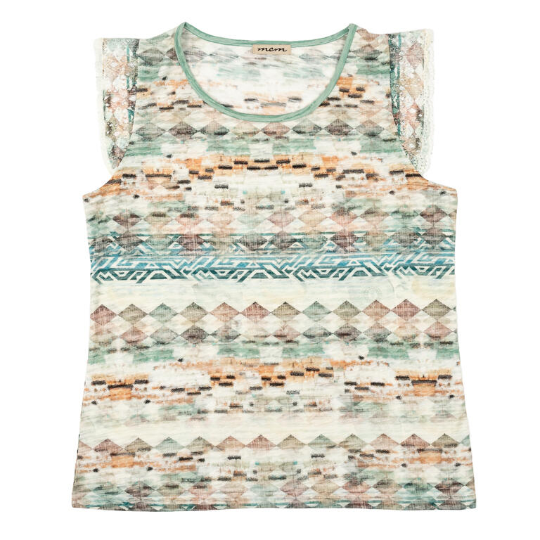 Camiseta estampada tirante