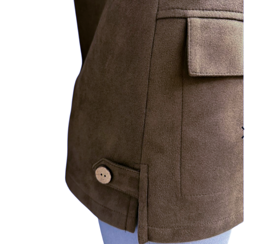 Sobrecamisa antelina