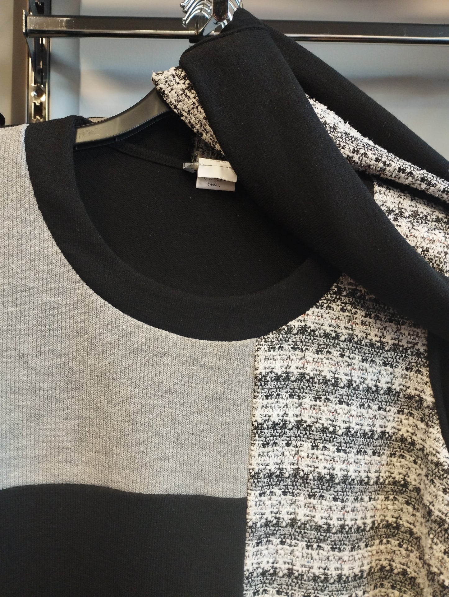 Camiseta combi negro