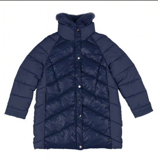 Parka acolchada marino