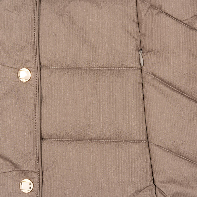 Parka acolchada tostado