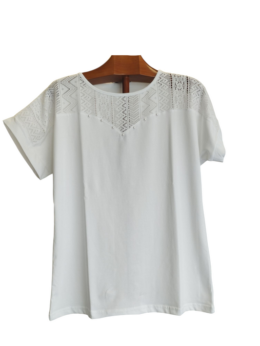 Camiseta perlitas