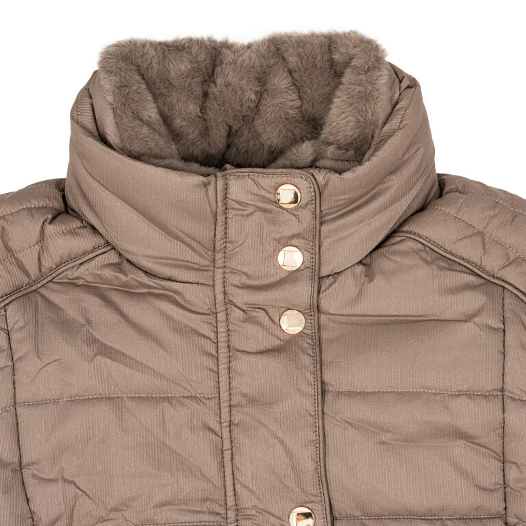 Parka acolchada tostado