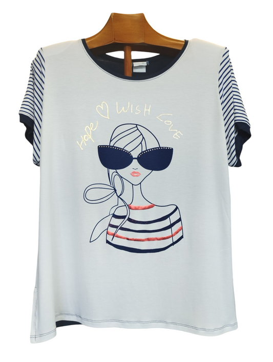 Camiseta marinera chica